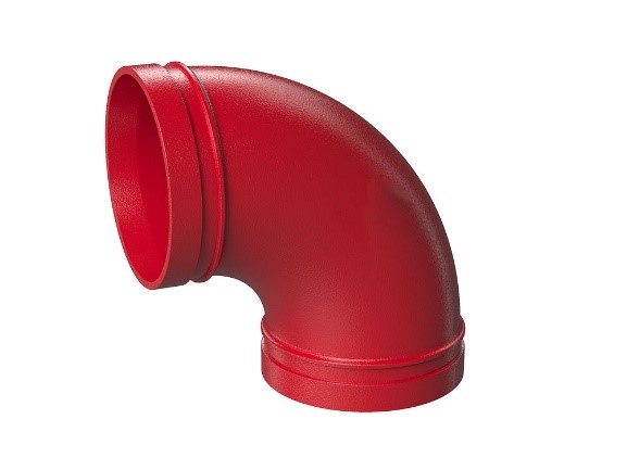 90° Elbow, TT Grooved UL/FM