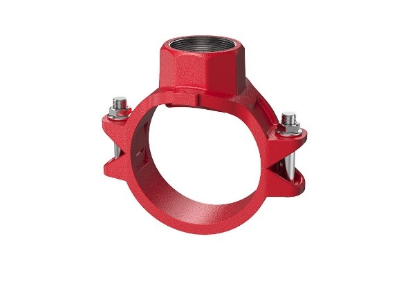 Mechanical Tee with NPT Threaded Outlet, TT Grooved UL/FM